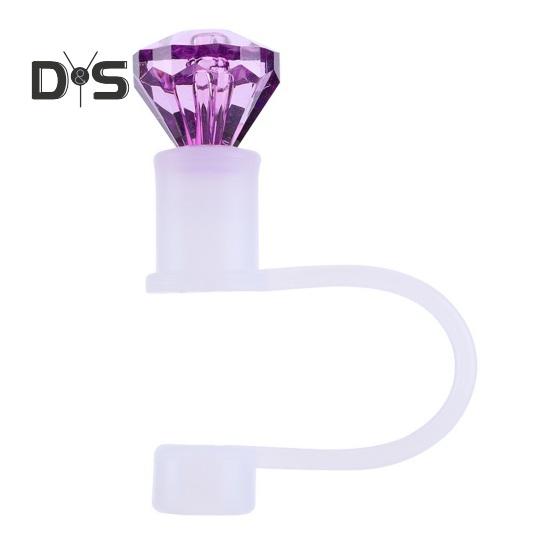 Силиконовые колпачки для соломинок, герметичные, многоразовые, экологически чистые, пыленепроницаемые, для стаканов объемом 30/40 унций, аксессуары, искусственные алмазные заглушки для стаканов