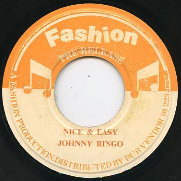 7inch Record JOHNNY RINGO / THE REPROBATES - Nice & Easy / Chapter II FAD7008 Fashion Records UK Reggae, Ska & Dub Used
