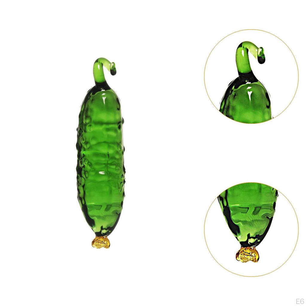 Decorative Fruits Figurines Chirstmas Decor Multicolor Creative Collectible Display Props Crystal