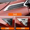 Для Honda CRV CR-V 2017 2018     5-е Гибридное ABS Автомобильная Декоративная Панель на Боковых Жабрах Накладка-Наклейка