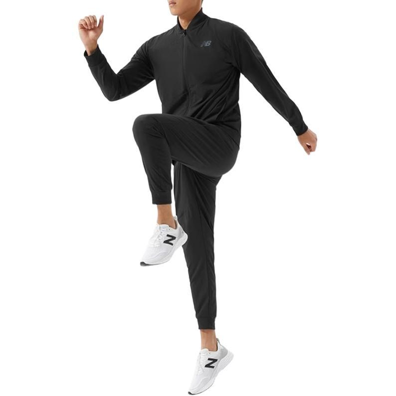 New Balance Куртки Мужские Черный Воротник-стойка Умеренный Другое AMJ21010-BK