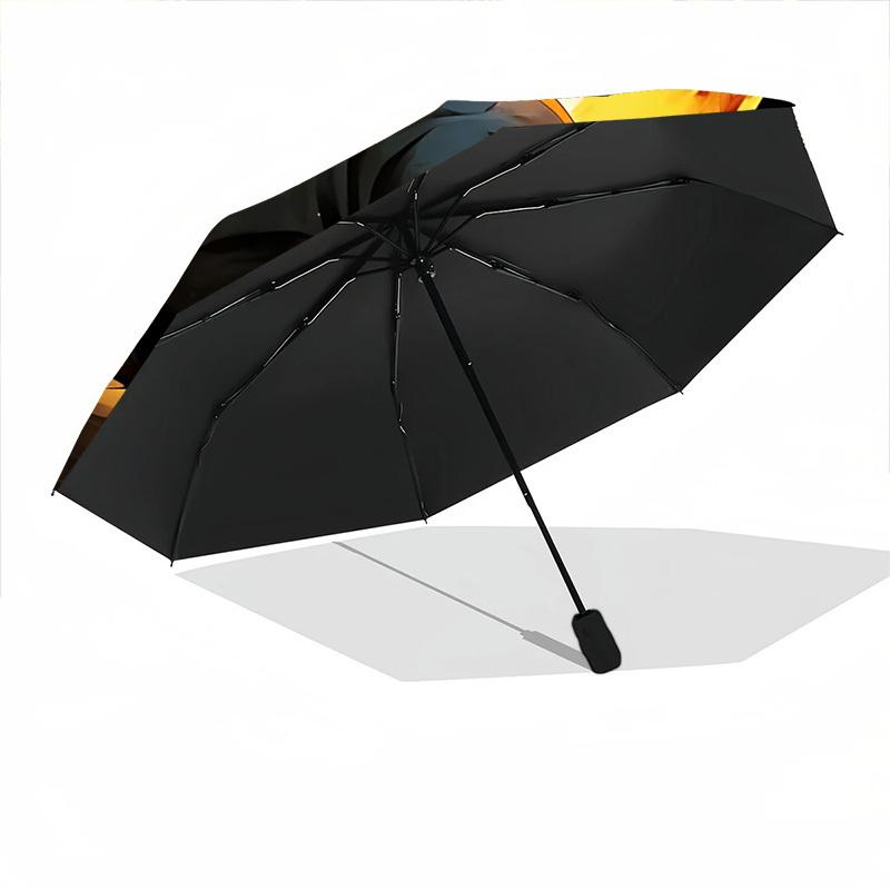 1pc Naruto Automatic Opening/Closing Folding Umbrella with 8 Ribs, Portable Sunshade Umbrella Birthday and Holidays gifts yy250105122