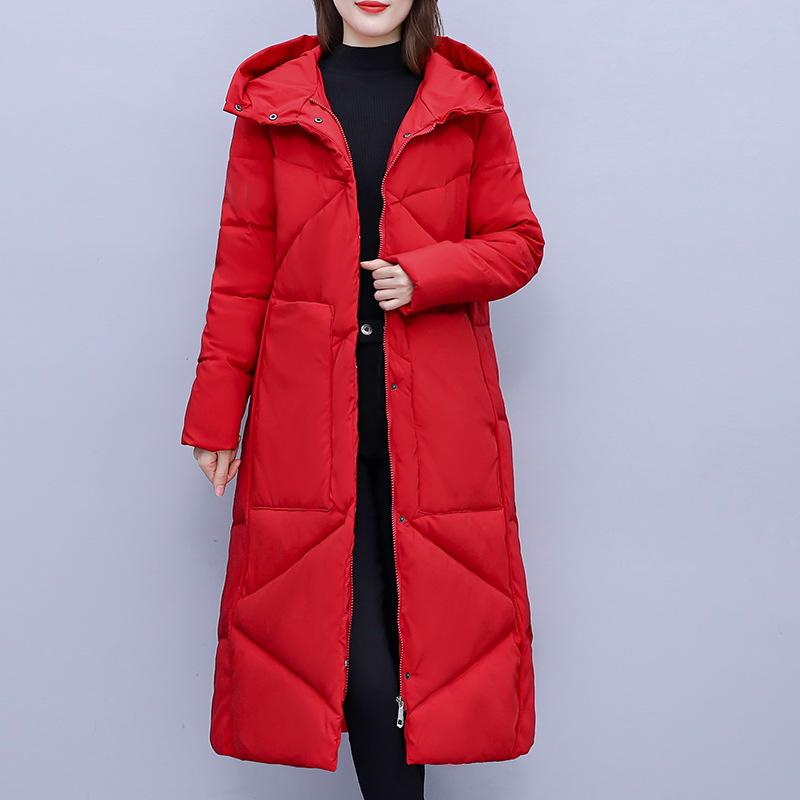 Winter Parka Women Plus Size National Style Long Padded Coat