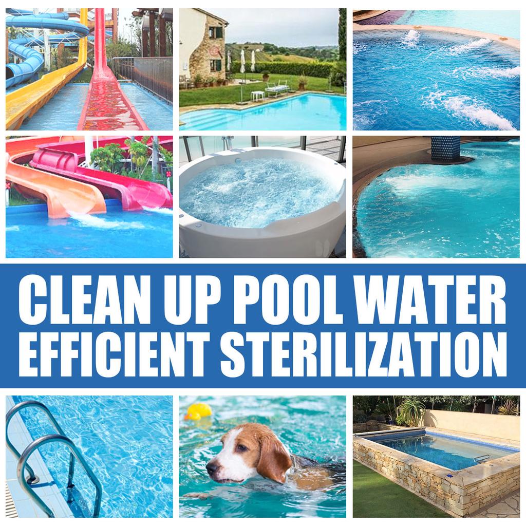 Хлорирующие таблетки для бассейнов Эффективные таблетки для очистки бассейна 100 г для очистки и дезинфекции воды