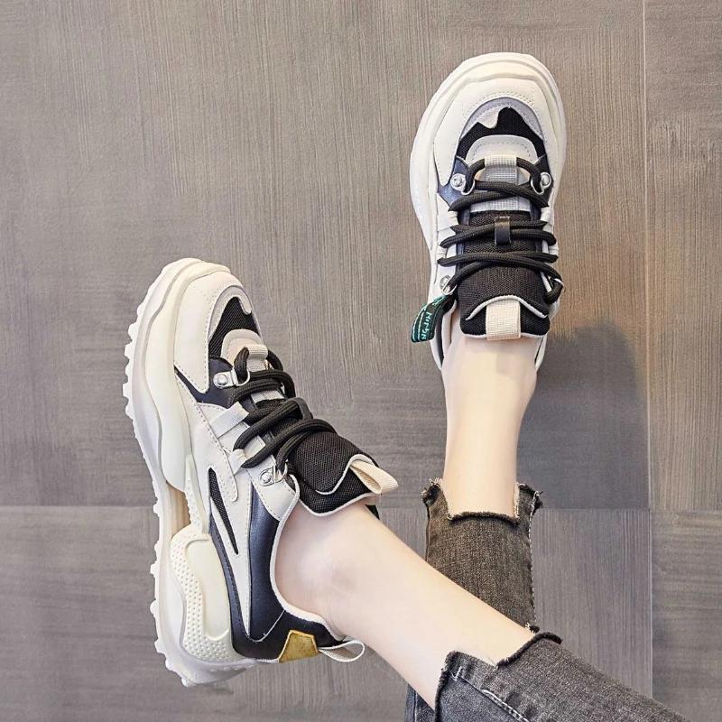 Мода Мода 2024 Спортивная женская обувь Кроссовки на шнуровке Тенденции Стильная новинка в высококачественной обуви для женщин Поступление Y2k H