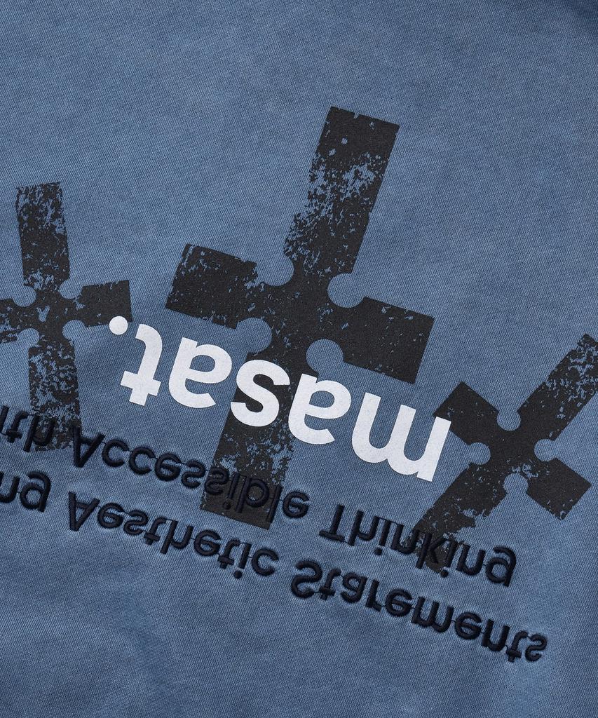Masat P. Crusades Hood Zip _ Smoke Blue