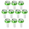 License Plate Bolts License Plate Screws Motorcycle License Plate Bolts Metal 6mm 10pcs Green
