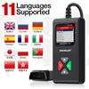 YA100 OBD2 Scanner Car Auto Diagnostic Tools Obd Code Reader Check Engine Russian Lifetime Free PK ELM327 LAUNCH 3001