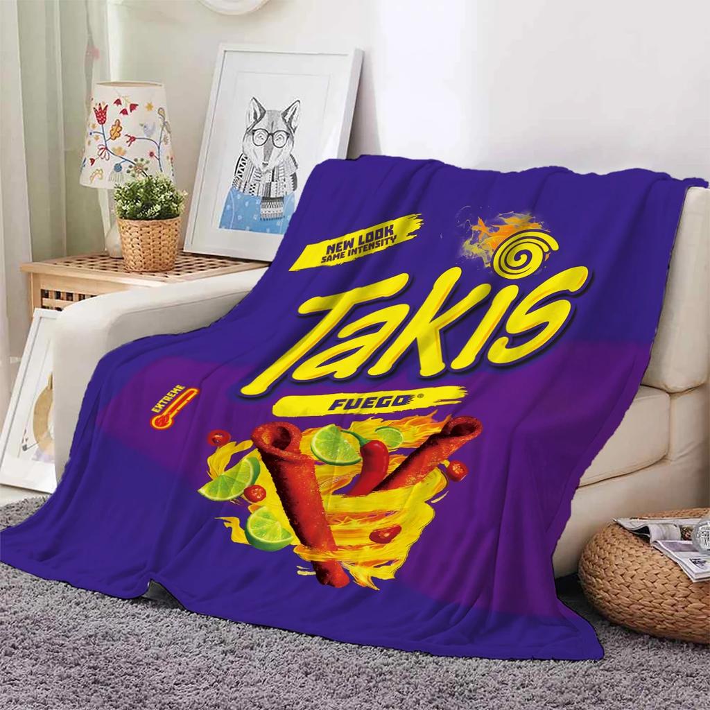 1 шт. Американский Takis, Монстр-трак, цифровая печать, теплое, приятное для кожи, утолщенное фланелевое одеяло для офиса, дома, путешествий