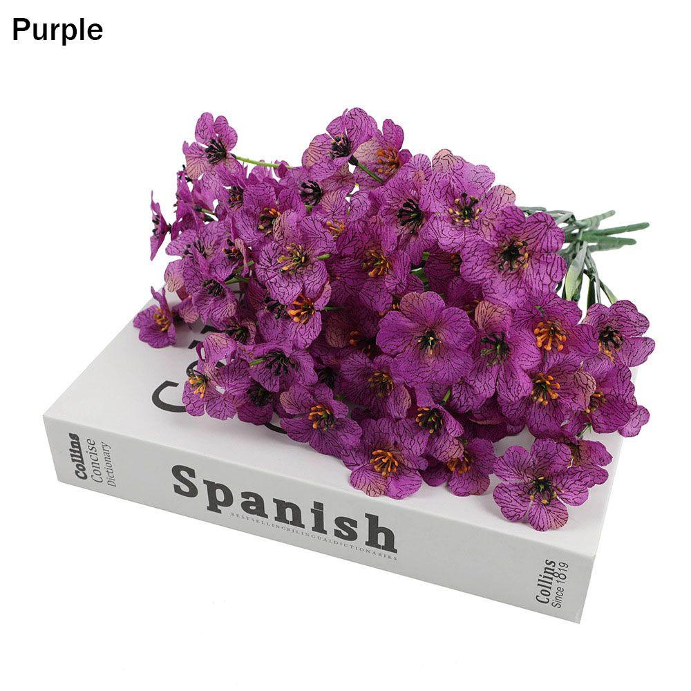 New Outdoor UV Resistant Plastic Plants Garden Porch Decor Artificial Flowers Fake Flowers
