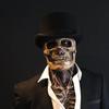 2025 Halloween Latex Skeleton Head Mask Horror Brain Helmet Mask Cosplay Party Supplies Skull Full Face Mask