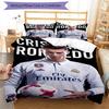 Ronaldo's Juventus Legacy Bedding Set, Breathable Duvet Cover with Pillowcases, Soft Bed Linen for Bedroom Home Decoration, Perfect Festival Birthday 