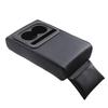 Seizar Car Console Center Armrest with Cup Holder and Easy for Driving Armrest, Box, Console, Pockets, Installation, (Black)