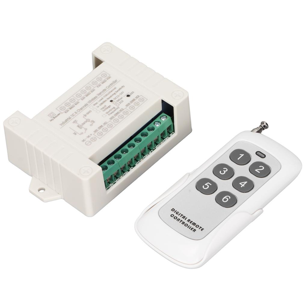 Переключатель дистанционного управления двигателем 12 В 24 В 6 каналов реле вперед и назад беспроводной переключатель для двигателя автомобиля