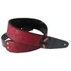 STRAPS Guitar 6cm Red RightOn! Strap, Wide, 95-150cm Long, SANDOKAN,