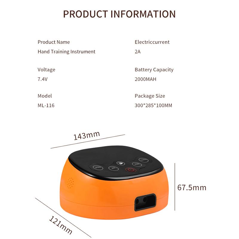 Rehabilitation Robotic Gloves with Heating Stroke Hemiplegia Hand Rehabilitation Device Finger Trainer Hand Massager