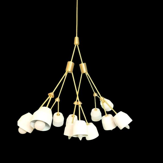 Fourchette Pendent Lamp Beautiful 12 Bowl Shades Artistic Illuminate Fixture Modern Home Sputnik Chandelier Light