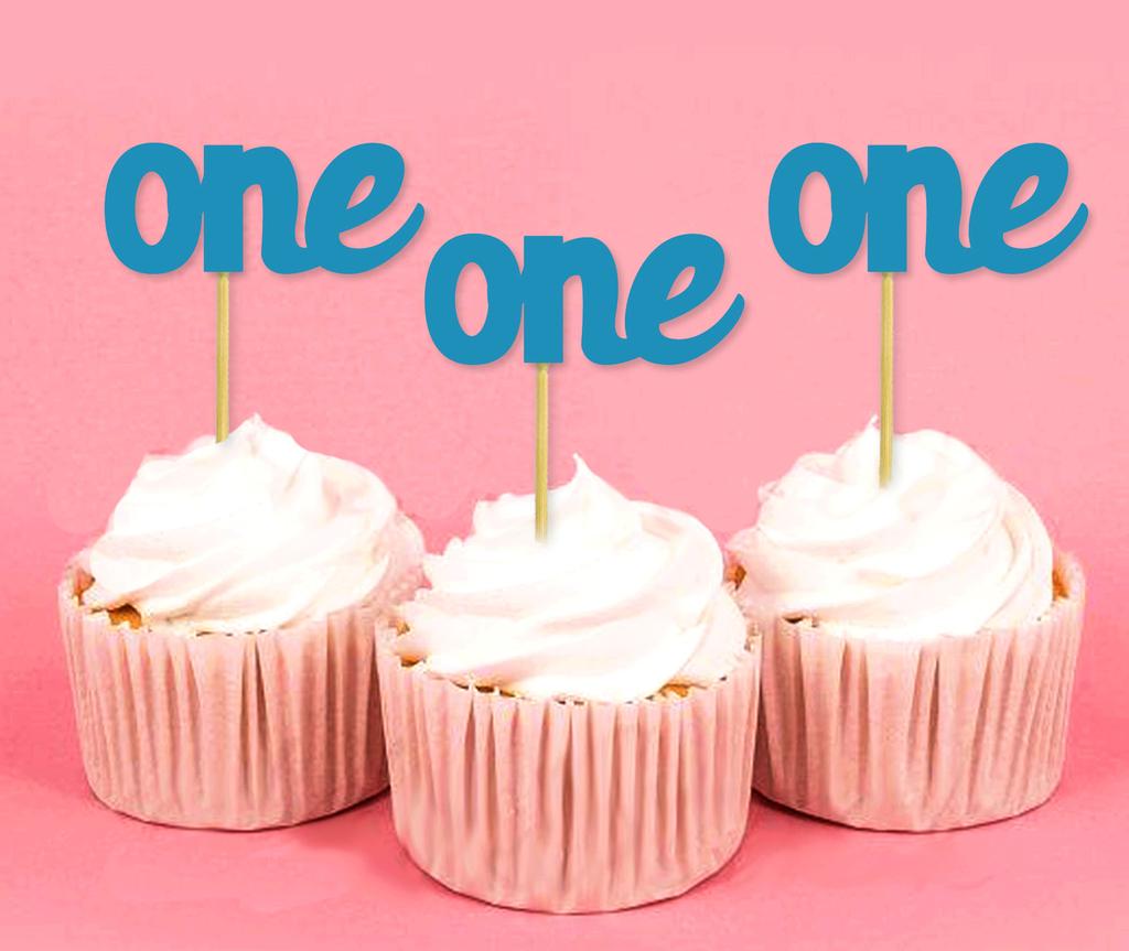 Дарлинг Сувенир| Топперы для кексов на первый день рождения | Десертные украшения - упаковка