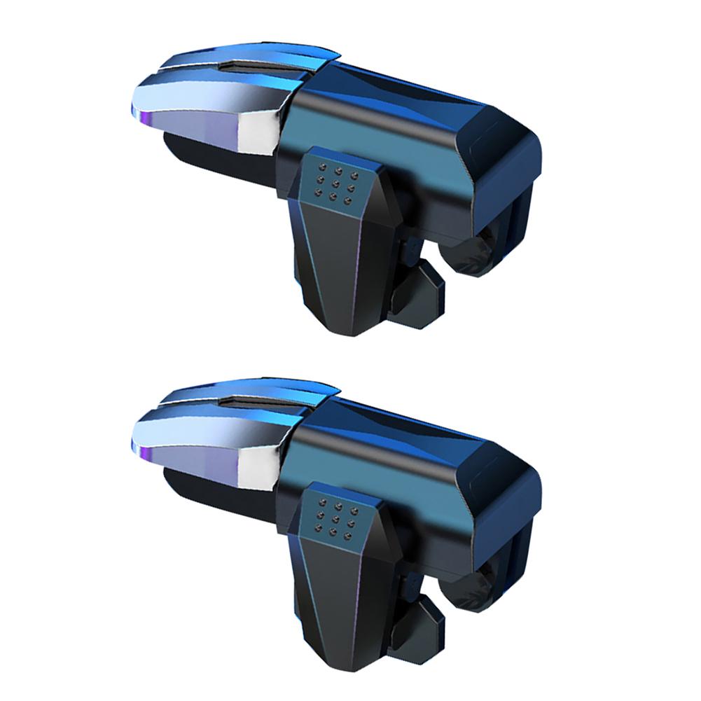 2pcs Mobile Phone Game Trigger Gamepad Joystick 6-Finger Aim Shooting L1 R1 Key Button Game Fingertips For PUBG Game Controller