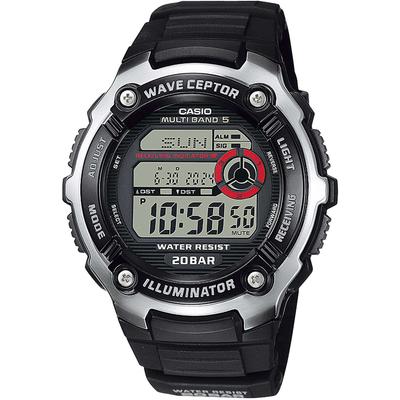 Цифровые часы Wave Ceptor для мужчин, черные WV-200R-1AEF,