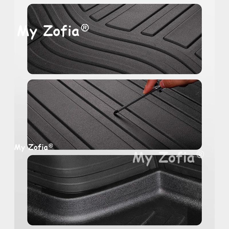 For Smart #3 2024 2025 2026 Car Rear Trunk Mats TPE Rear Seat Backrest Protective Pad Cargo Liner Anti-Kick Pad Accessories