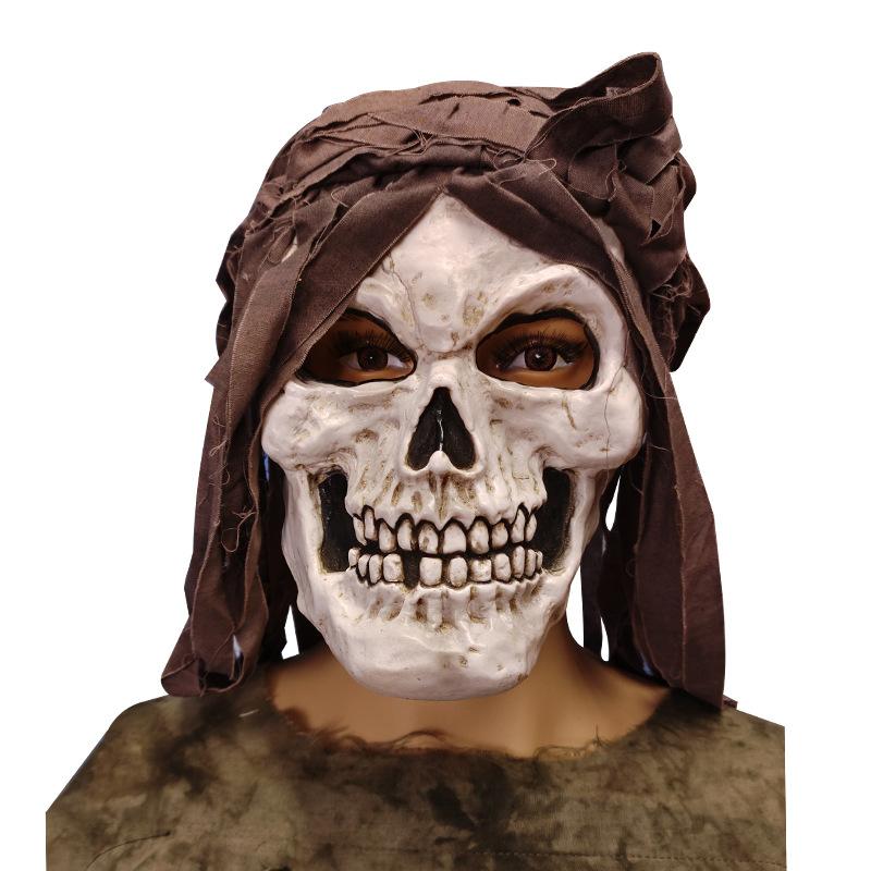 Masquerade Headgear Halloween Party Props Skull Horror Mask Ghost Face Cosplay Clown Funny