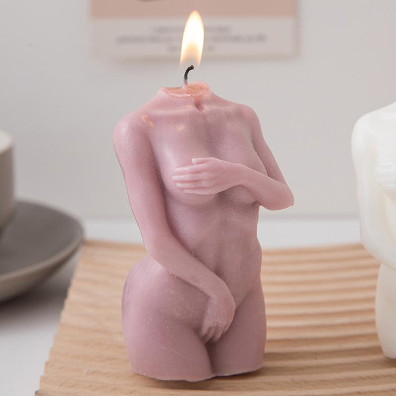 1 шт., украшение для дома, мужское и женское тело, ароматерапевтическая свеча 3D, восковые ароматизированные свечи