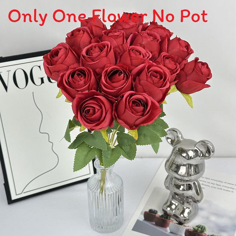 Цветок Роза Элегантный С Шелковистой Текстурой Для Свадебной Фотографии Декор Дом