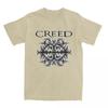 Мужская Женская Футболка с Логотипом Группы Creed Одежда Новинка Винтаж 90-е Рок Футболки Футболка Одежда Новое Поступление