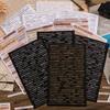Delicate Convenient DIY Lightweight English Letter Scrapbook Papers Girl Gift Scrapbooking Stickers