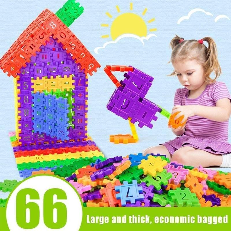 Play Puzzle Educational Building Blocks Bricks Toys-Digital Square New