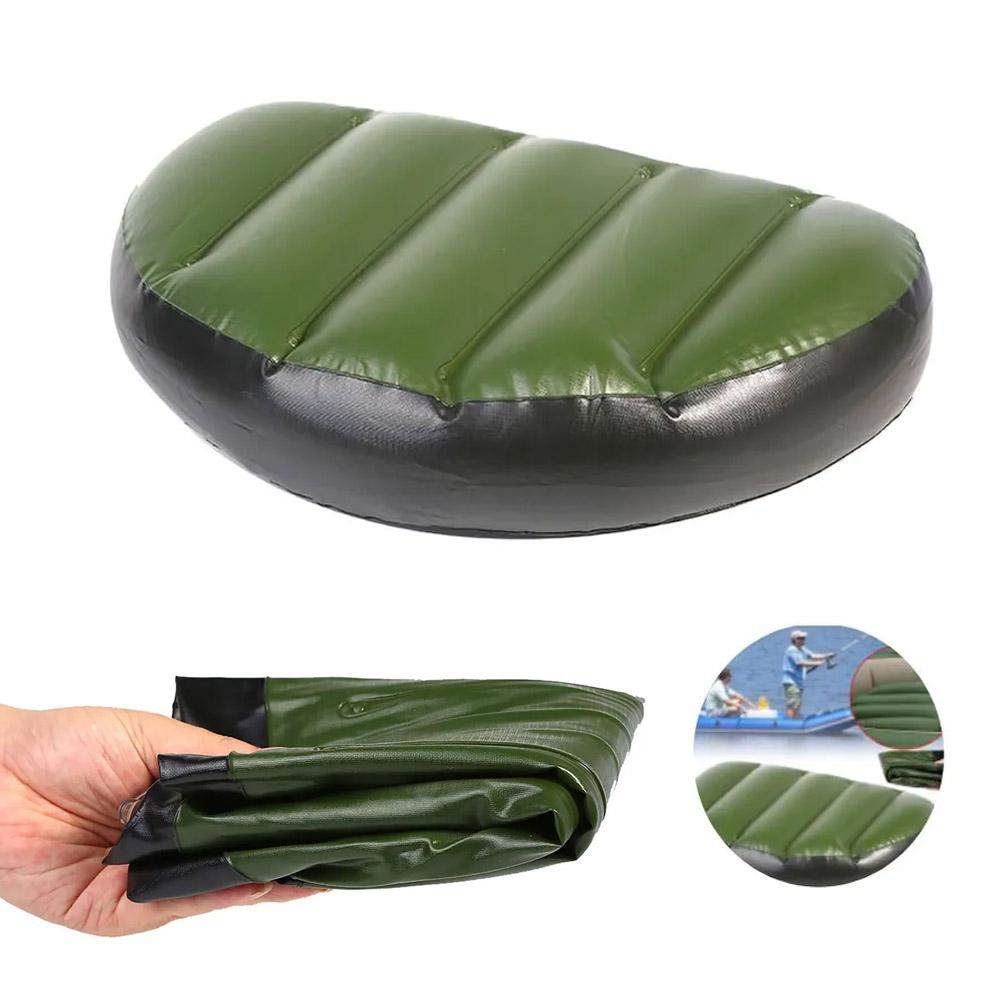PVC Green Fishing Boat Inflatable Cushion Boat Seat For Outdoor Camping Infltable Boat Seat Inflatable Boat Cushion 7
