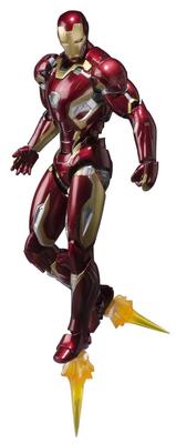 TAMASHII NATIONS Мстители Железный человек Марк 45 155 мм окрашенная подвижная фигурка SHFiguarts приблизительная. АБС и ПВХ и литье под давлением