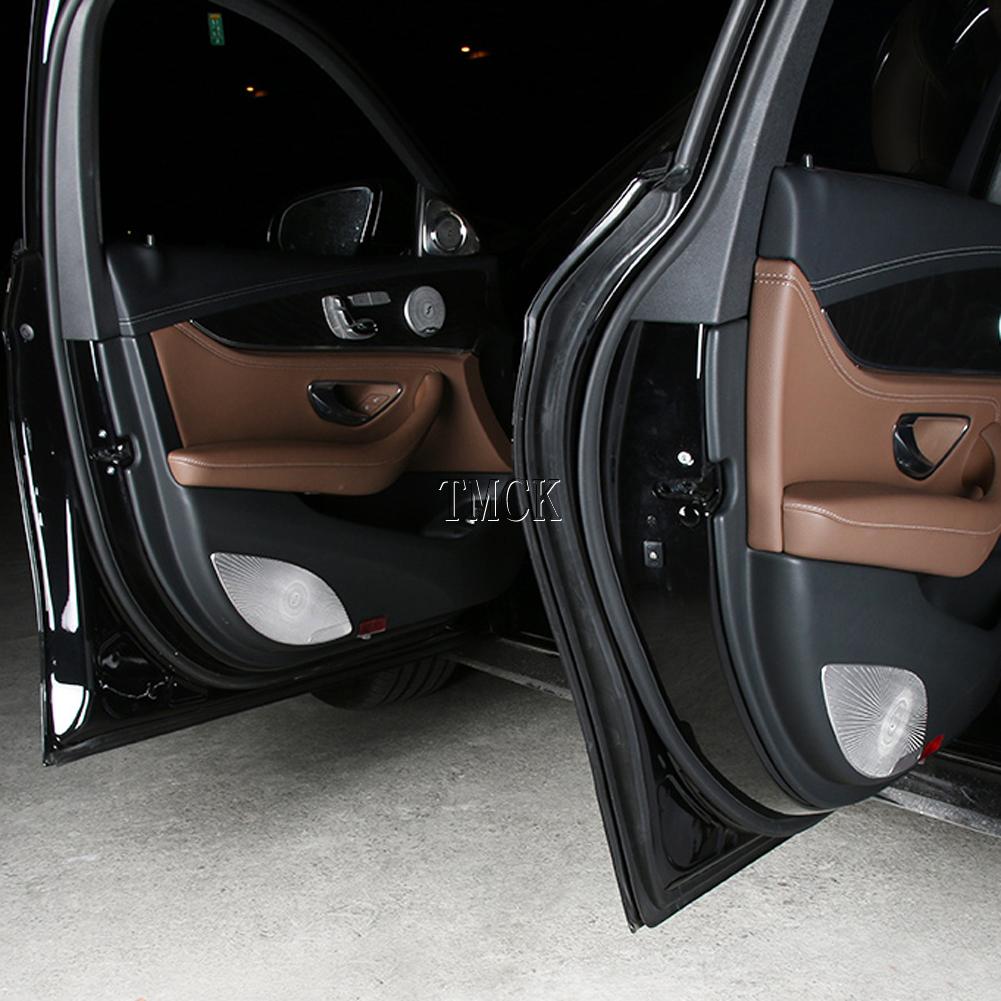 AAUH1 For Mercedes Benz E Class W213 E200 E220 E260 E300 E350 AMG E43 E53 E63 2016-2023 Car Front Rear Door Audio Speaker Cover Trim