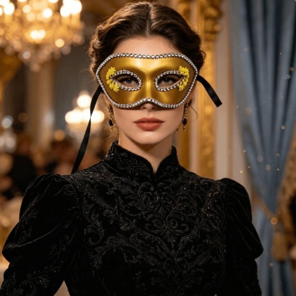 Masquerade Half Face Mask Handsome Masquerade Masque Classic Venetian Masquerade Mask Mardi Gras