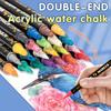36-Pack  Acrylic Paint Markers Vibrant Color Assortment Dual-Tip Quick Dry Non Toxic for Kids Adult 