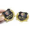 2pcs 3D Metal Emblem Design Car Body Window Decor Stickers Auto Styling For Alfa Romeo 159 Stelvio Volante Giulietta Mito 147 F1