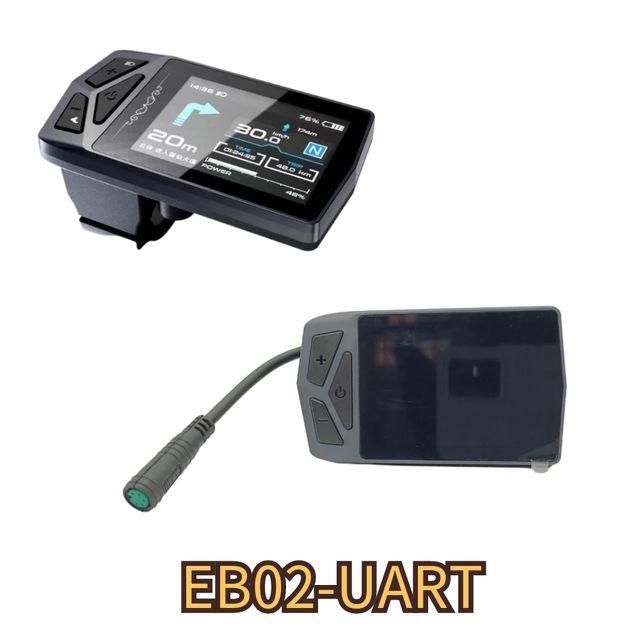 Для среднемоторного двигателя Bafang EB02 Высокоскоростной дисплей с напоминанием о Bluetooth-вызове HD-навигация по карте BBS0102 для 60В M200 M400 M510 M600