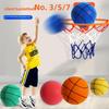 Children's Silent Indoor Basketball - High Elastic, Weighted Training Ball with Logo Print