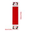 Christmas Table Runner Christmas Embroidered Santa Claus Tablecloth Xmas Placemat Decoration for Entrance Table and