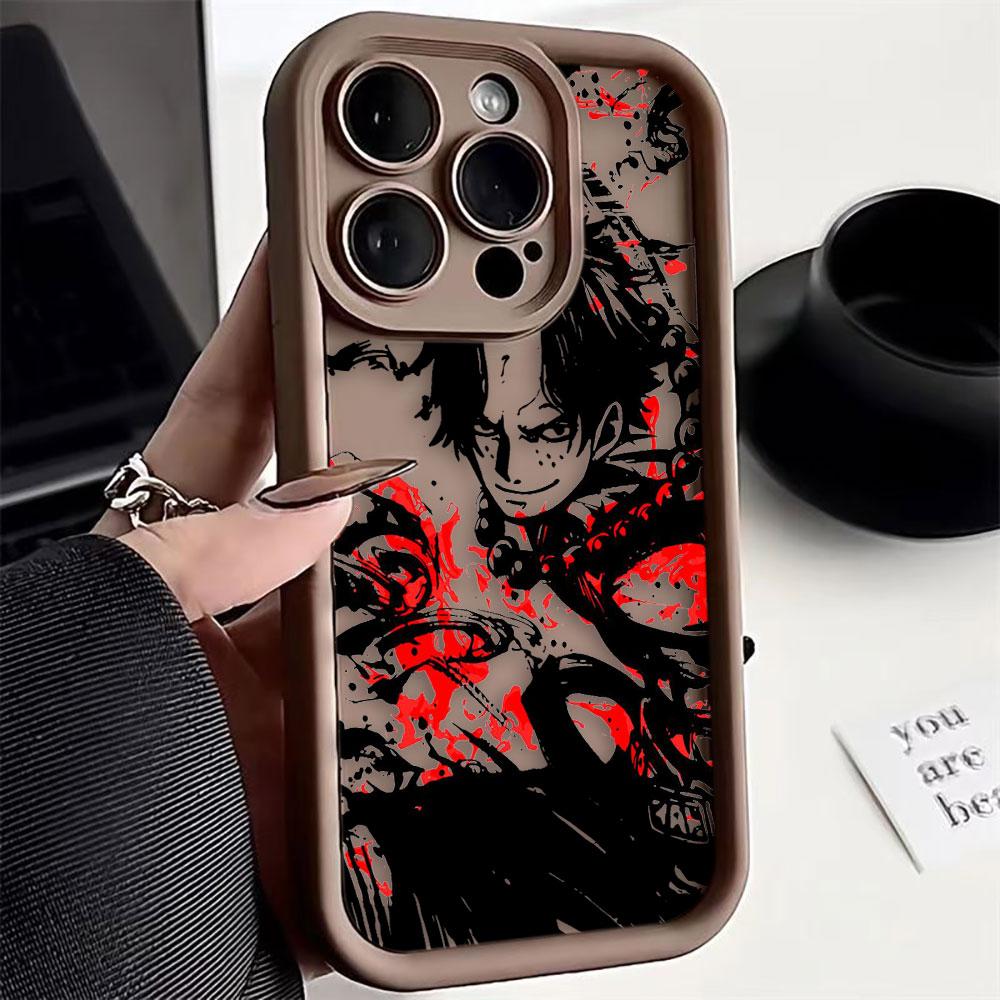 One P-Piece GEAR 5 Luffys ZoroS Phone Case For OPPO RENO F31 2F 2Z 5 5F 6 7 8 8T 10 11 11F 12 12F 13 13F 14 15 15F Shell Cover