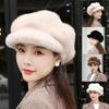 Меховая шапка Зимняя Женская Теплая Шапки из Норки Натуральное Качество Женская Мода Шапка из Норки Женская Уличная Шапка