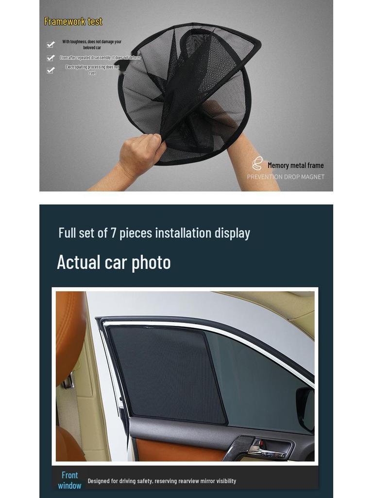 Magnetic Sunshade & Privacy Curtain for Great Wall Haval H6L