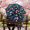 1PC Construction vehicles Umbrella-8-Rib Reinforced, Automatic Open, Lightweight & Durable, Cute Fashion Accessory for Outdoor-T397