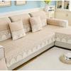 Four Season Corner Sofa Cushion Plaid Non-slip Sofa Cover Protector Chaise Couch Cover 1/2/3/4-seater  Towel for Living Room