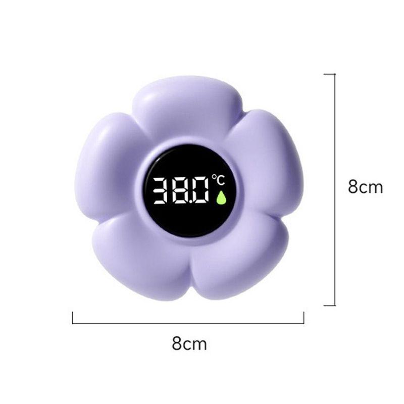 Waterproof Bath Thermometer Three-color Reminder LED Screen Display Digital Water Thermometer Shockproof Safety Floating for