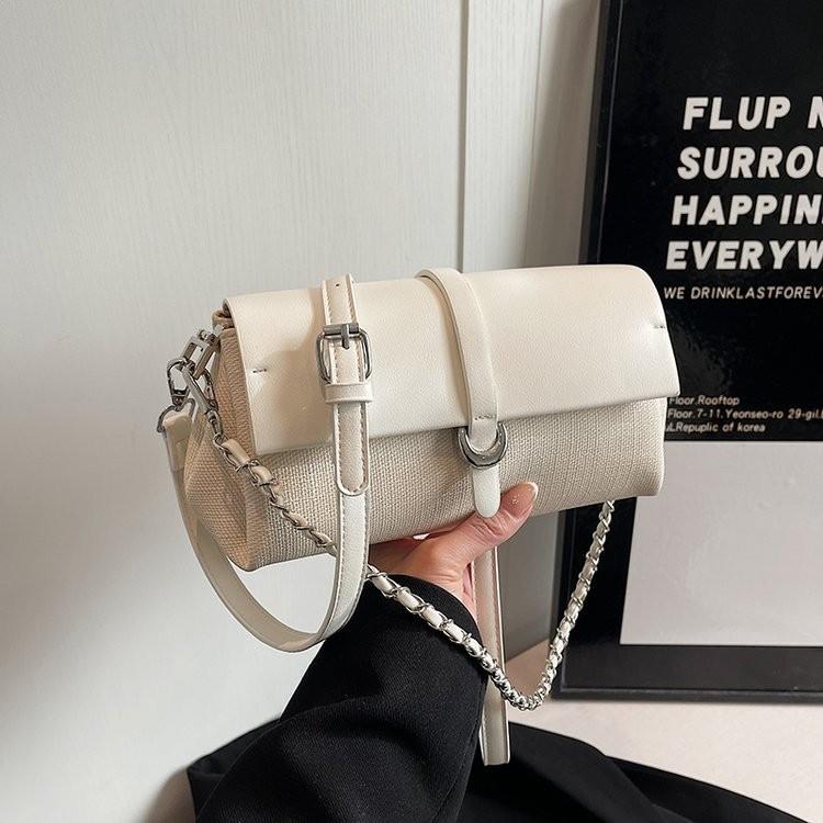IELGY Simple Casual Fashion All-Match One-Shoulder Commuter Small Square Bag