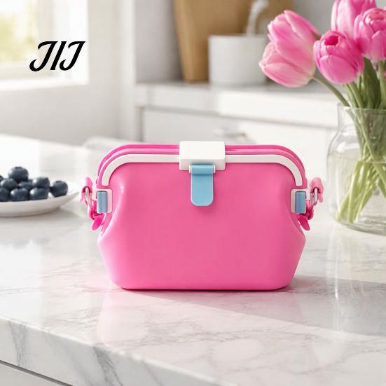 Wet And Dry Separation Bag Waterproof Silicone Swim Bag, Foldable Jelly Beach with Adjustable Shoulder Portable Tote for Travel Strap, Floating