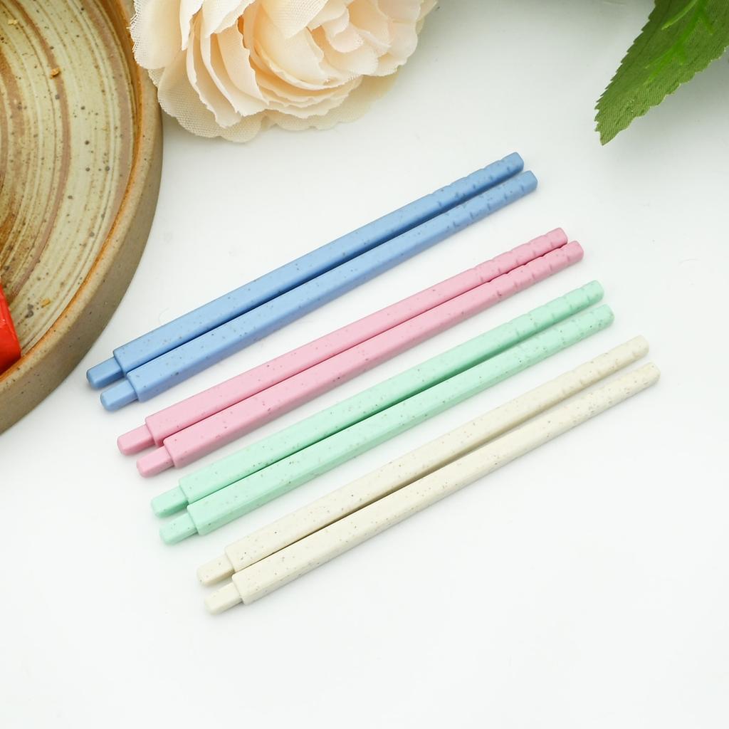 Портативный складной набор столовых приборов, детская посуда из пшеничной соломы, посуда для кемпинга на открытом воздухе с мини-коробкой, вилка, ложка, палочки для еды, посуда