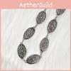 Metal Woman Classic Waist Chain With Embossed Pattern Casual Accessory Fashion